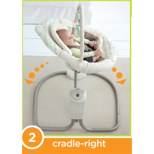 Электрокачели Graco Snuggle Swing Грако Снагл Свинг — фото 4