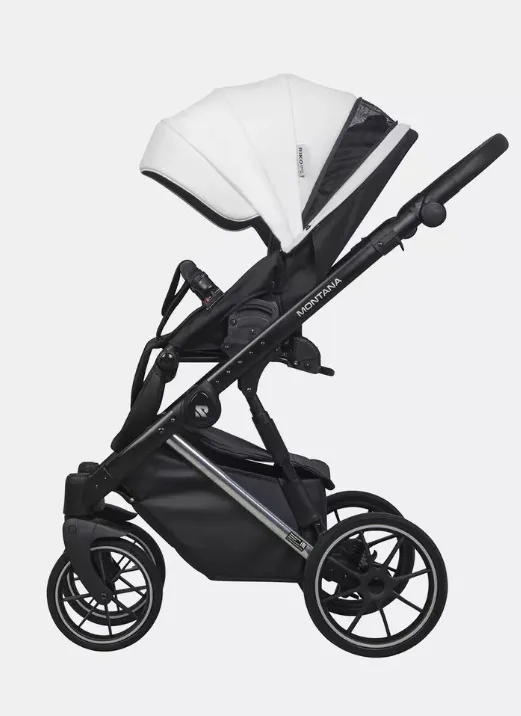 Детская коляска Riko Basic Montana Premium Silver 2 в 1 — фото 8