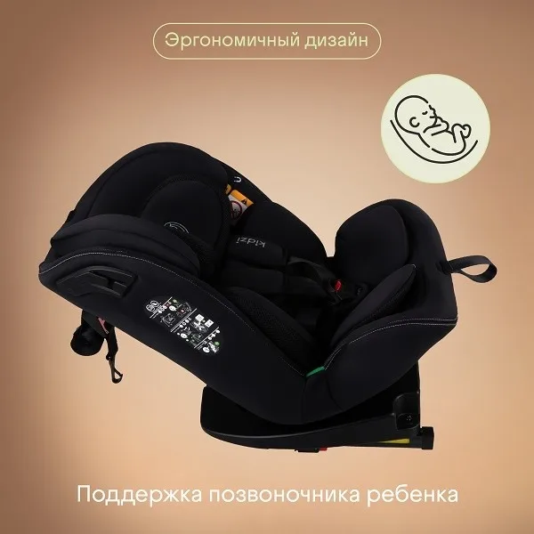 Детское автокресло Kidzi Spin 360 i-Size — фото 8