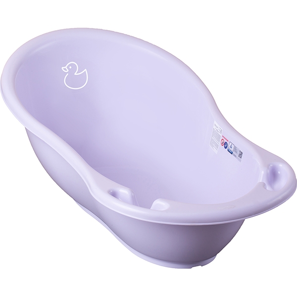 Детская ванночка Tega Baby Уточка, со сливом, 102 см