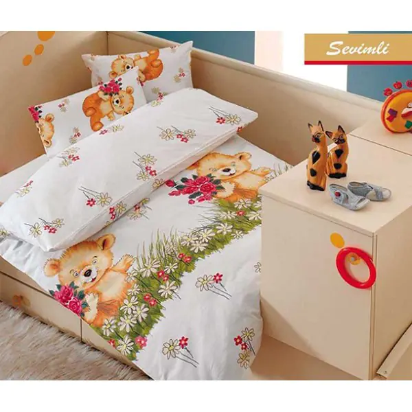 Комплект постельного белья Kidboo TM Ups Pups Медвежата 3 предмета фото 1