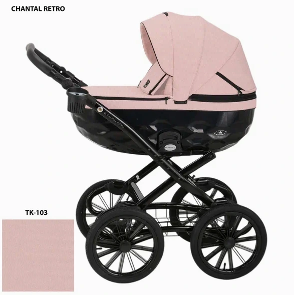 Детская коляска Adamex Chantal Retro 2 в 1 фото 4