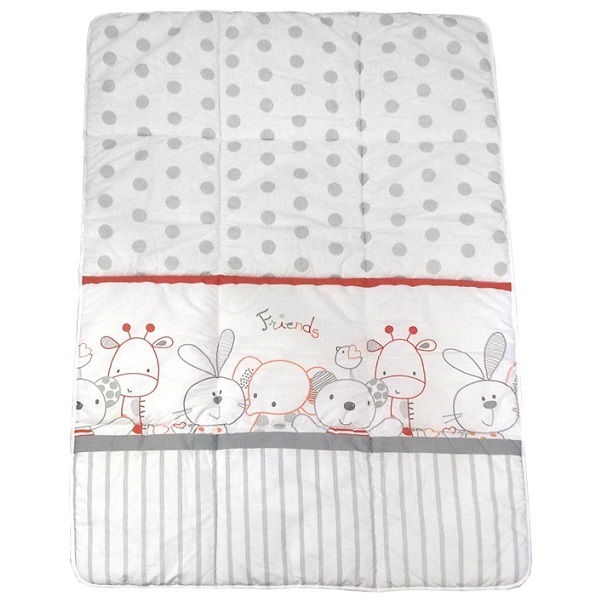 Теплое стеганое игровое одеяло Italbaby Rabbit