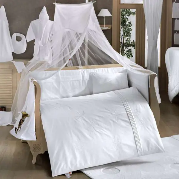 Комплект постельного белья Kidboo White Dreams 6 предметов фото 1