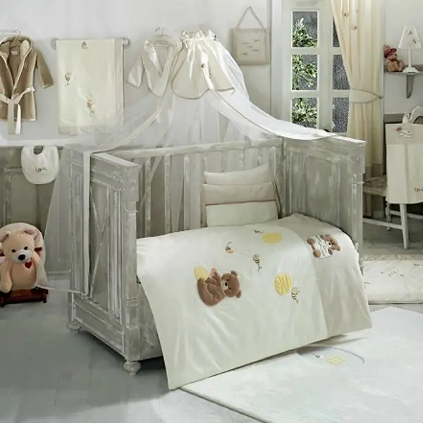 Комплект постельного белья Kidboo Honey Bear Soft 3 предмета фото 1