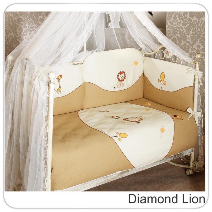 Комплект постельного белья Feretti Diamond Lion 3 предмета - Фото