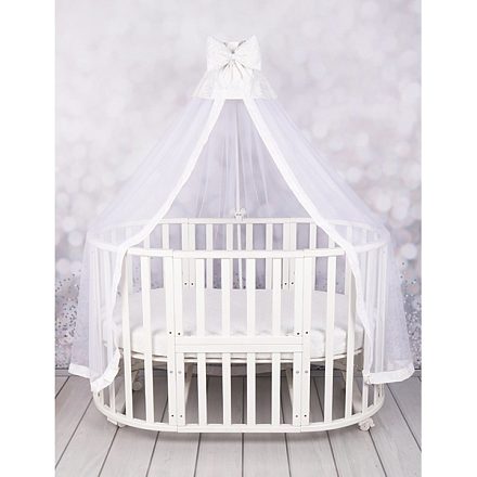Балдахин с рюшем для кроватки AmaroBaby Moonlight 150x300 см