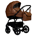 Детская коляска indigo Indigo Special 2 в 1 (08 коричневая кожа
						
					) — Фото