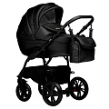 Детская коляска indigo Indigo Special 2 в 1 (03 черная кожа
						
					) — Фото