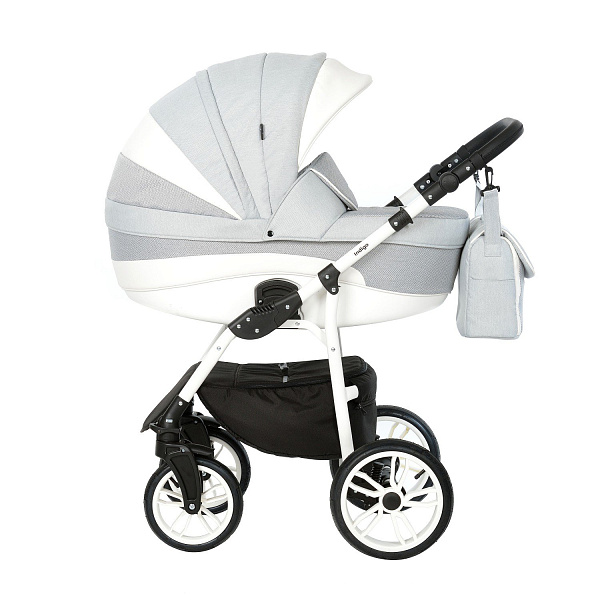 Детская коляска Indigo INDIGO 2021 2 в 1, ткань+экокожа фото 1